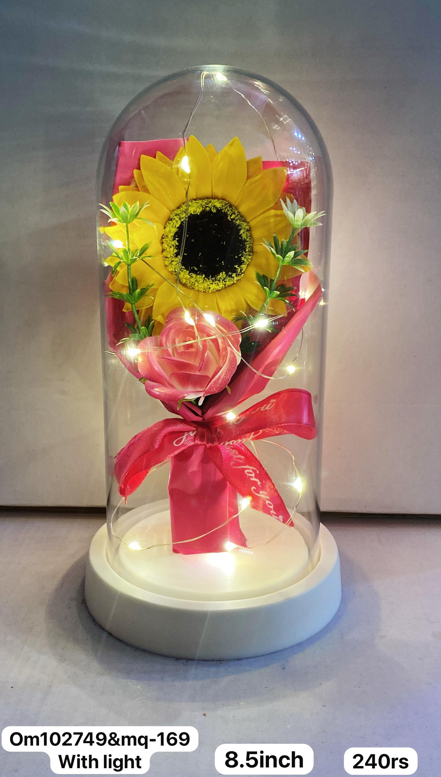 102748 velentine with light ( 8.5inch )