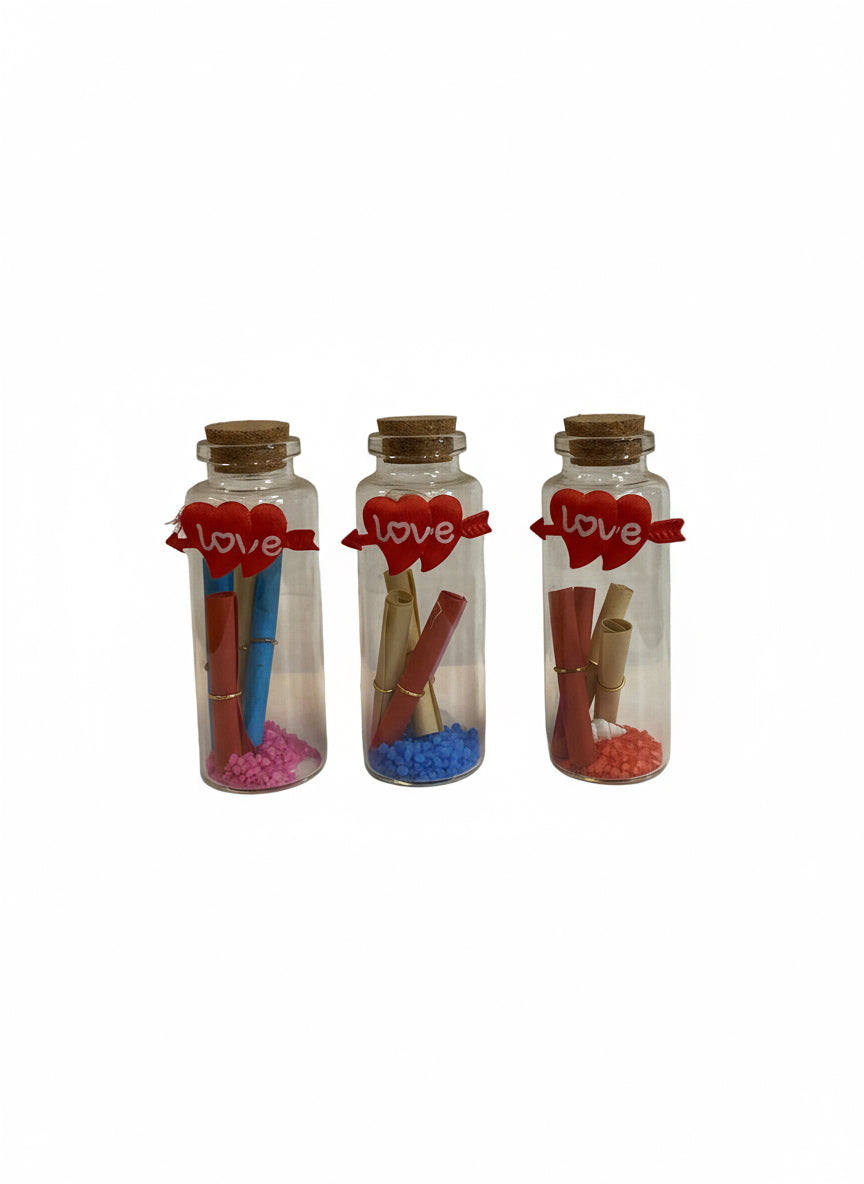 Om4285 Message bottle ( 3inch ) 12pc box
