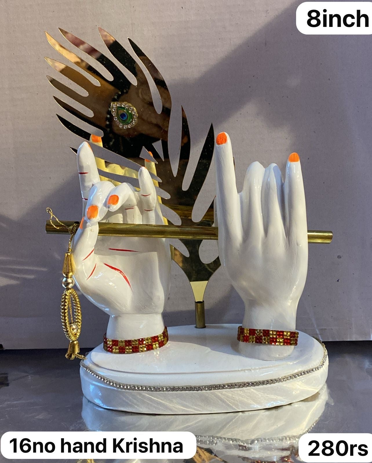 16no hand krishna ( 8inch )