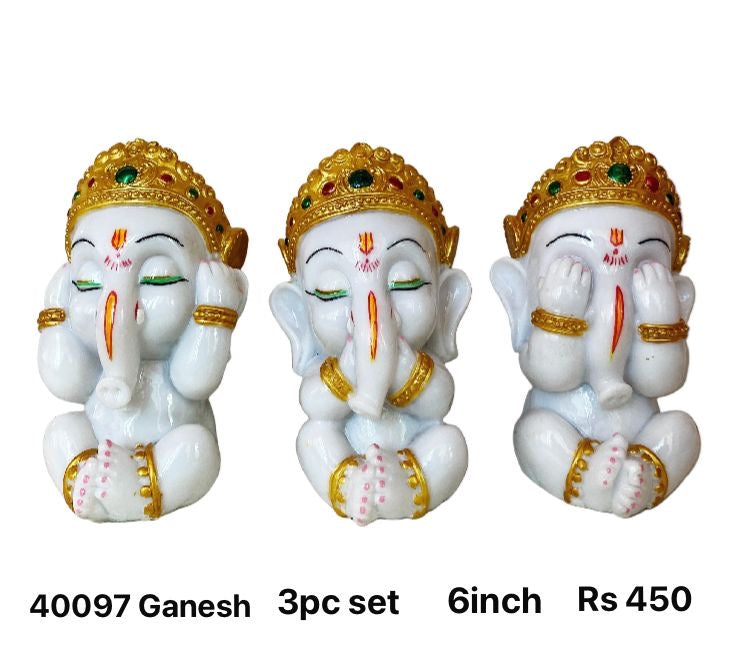 40097 ganesh 3pc set(6inch)