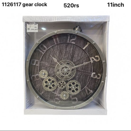 1126117 gear clock(11inch)