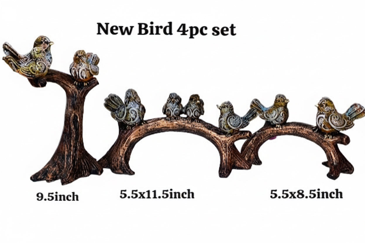 New bird 4pc set (9.5inch)