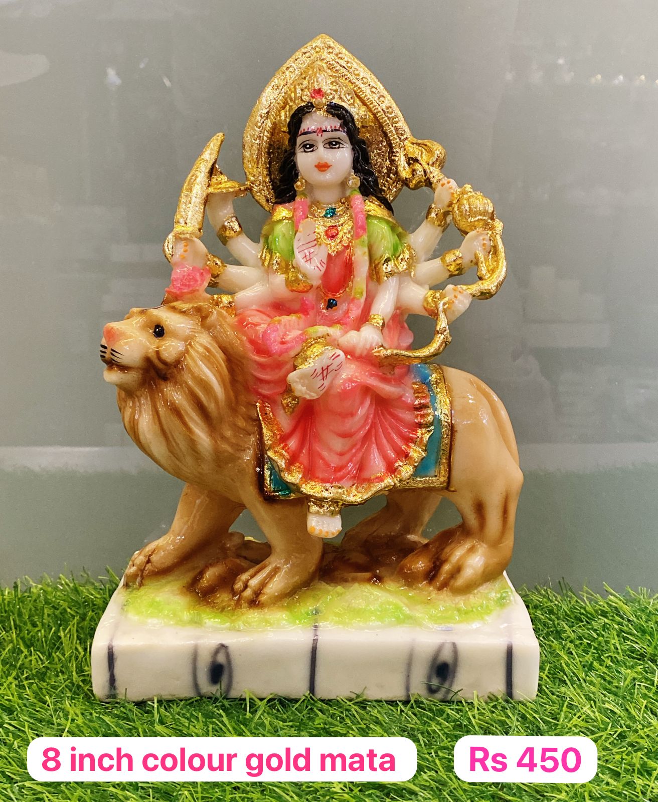 8inch colour gold mata