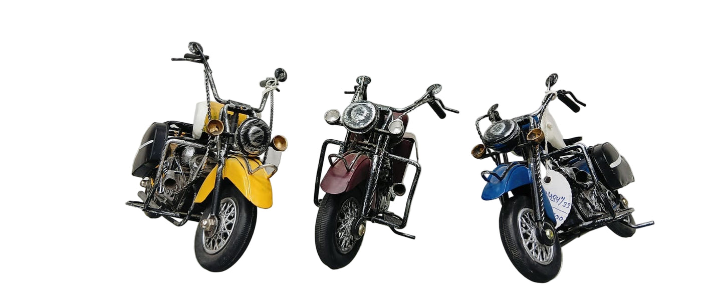 1002434 Metal Bike ( 9.5inch ) mix colour