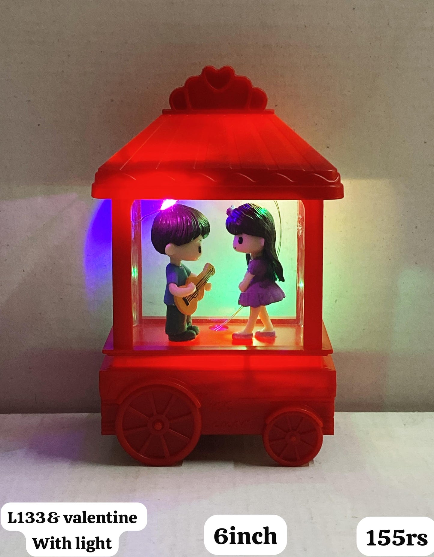 L133 velentine with light ( 6inch )