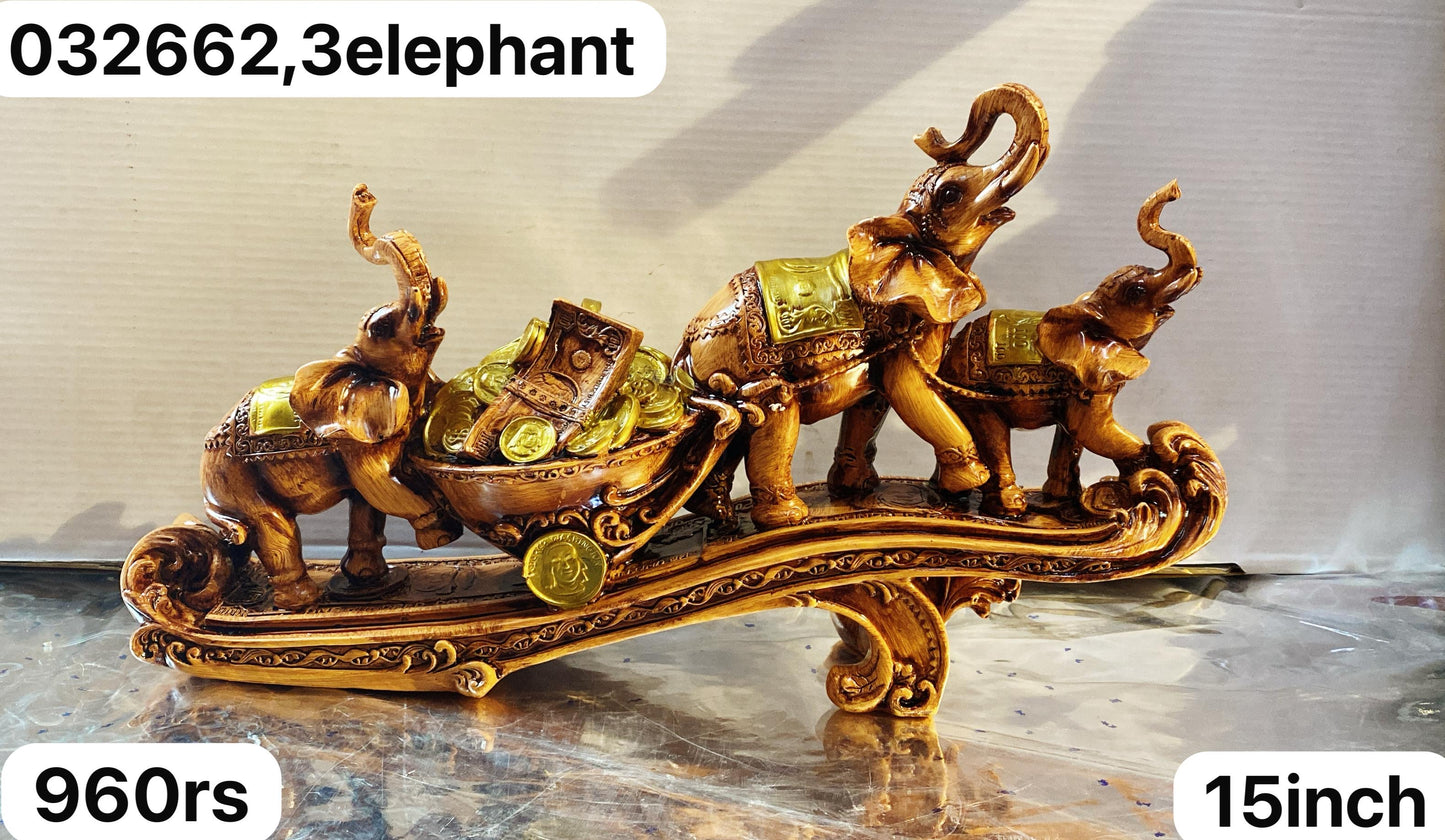 032662 3 elephant (15inch)