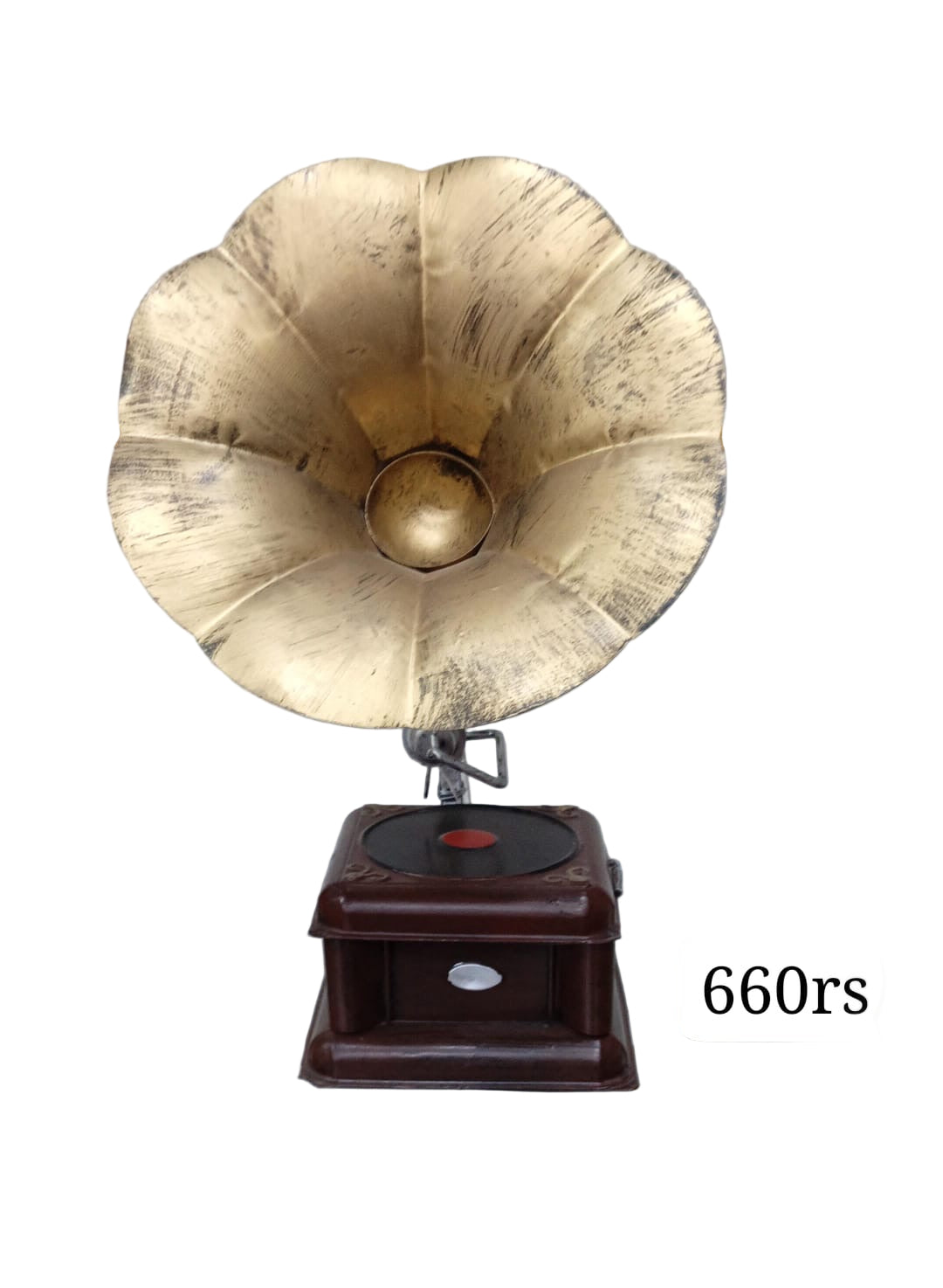 1002460metal musical gramophone (11.5inch)