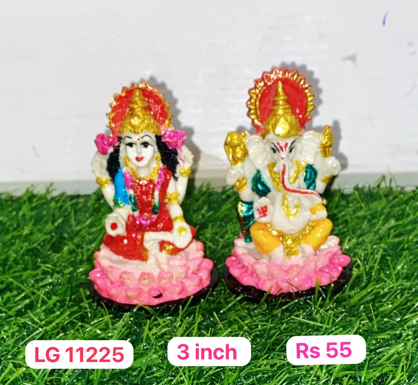 11225 Laxmi Ganesh ( 3inch ) minimum 12pc