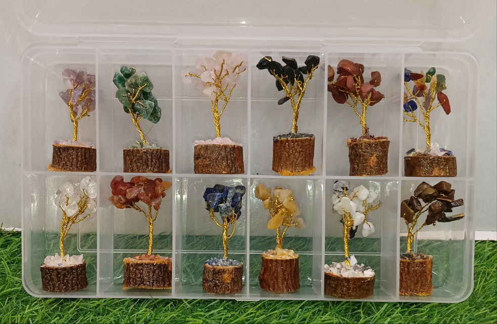 Small stone Tree ( 12pc ) ( 2.5inch )