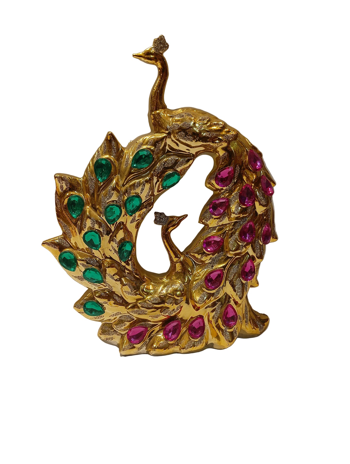 BK-13 peacock ceramic 10inch