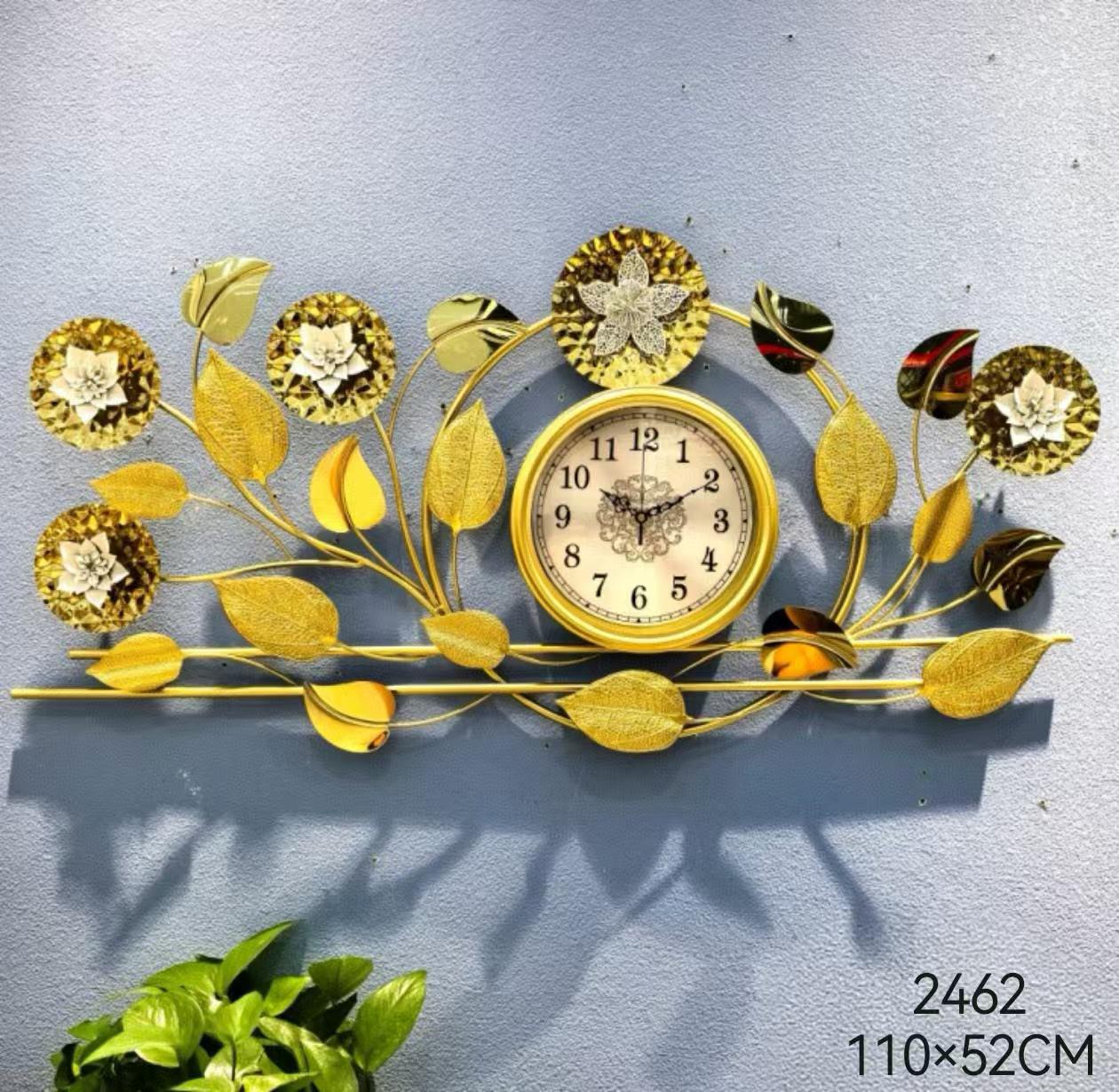2442 Metal clock ( 110x52cm )