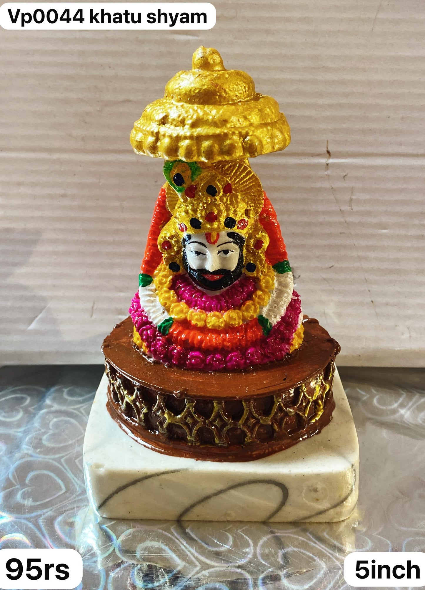 Vp0044 Khatu Shyam ( 5inch ) minimum 12pc