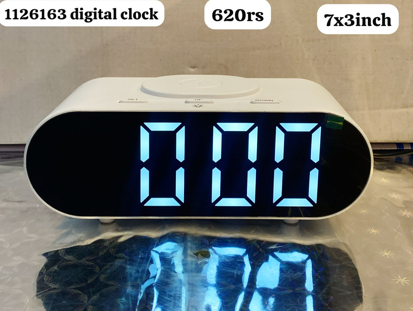 1126163 digital clock (7x3inch)