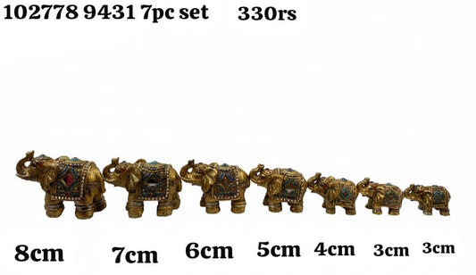 102778 elephant 7pc set(8cm)