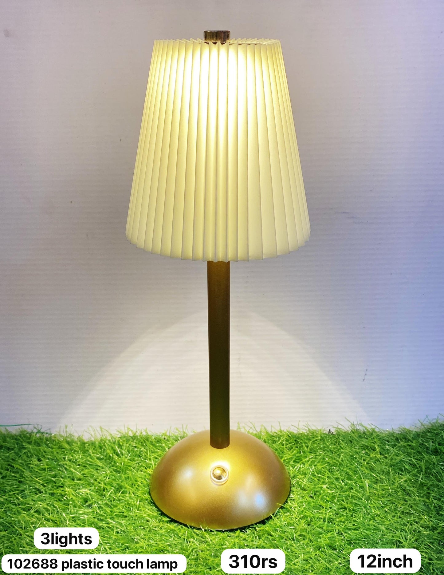 102688 plastic touch lamp(12inch)