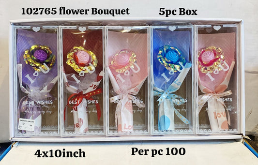 102765 flower bouquet (4x10inch)