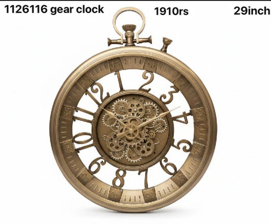1126116 gear clock(29inch)