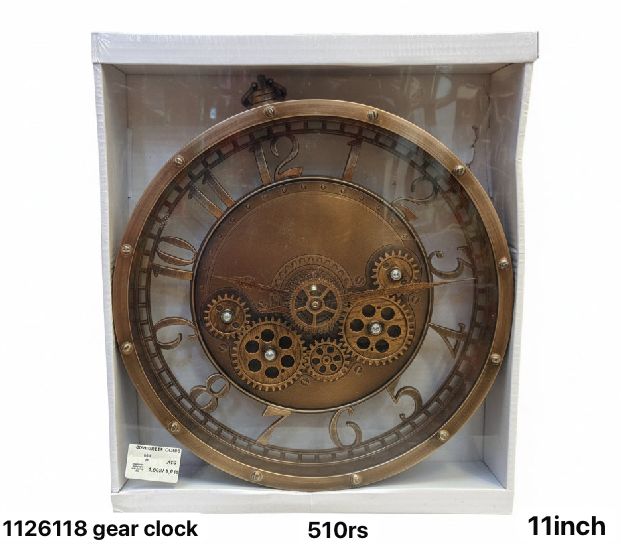 1126118 gear clock(11inch)