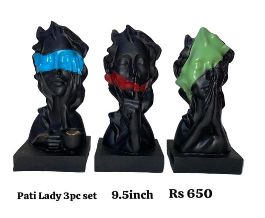 Patti lady 3pc set (9.5inch)