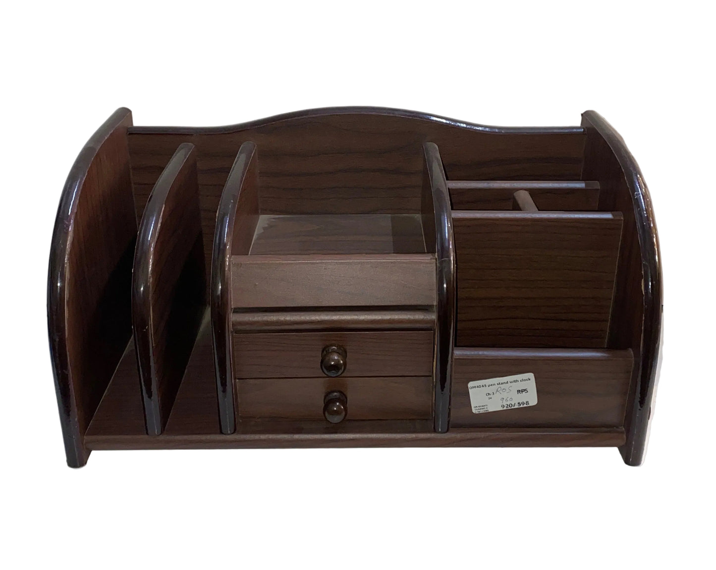 Om4045 wooden pen stand (6x12inch)