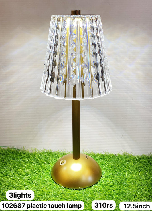 102687 plastic touch lamp(12.5inch)