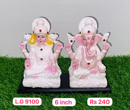 9100 Laxmi Ganesh ( 6inch )