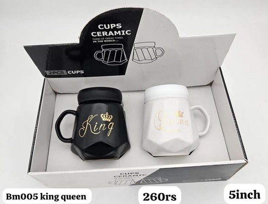 Bm 005 king queen mug(5inch)
