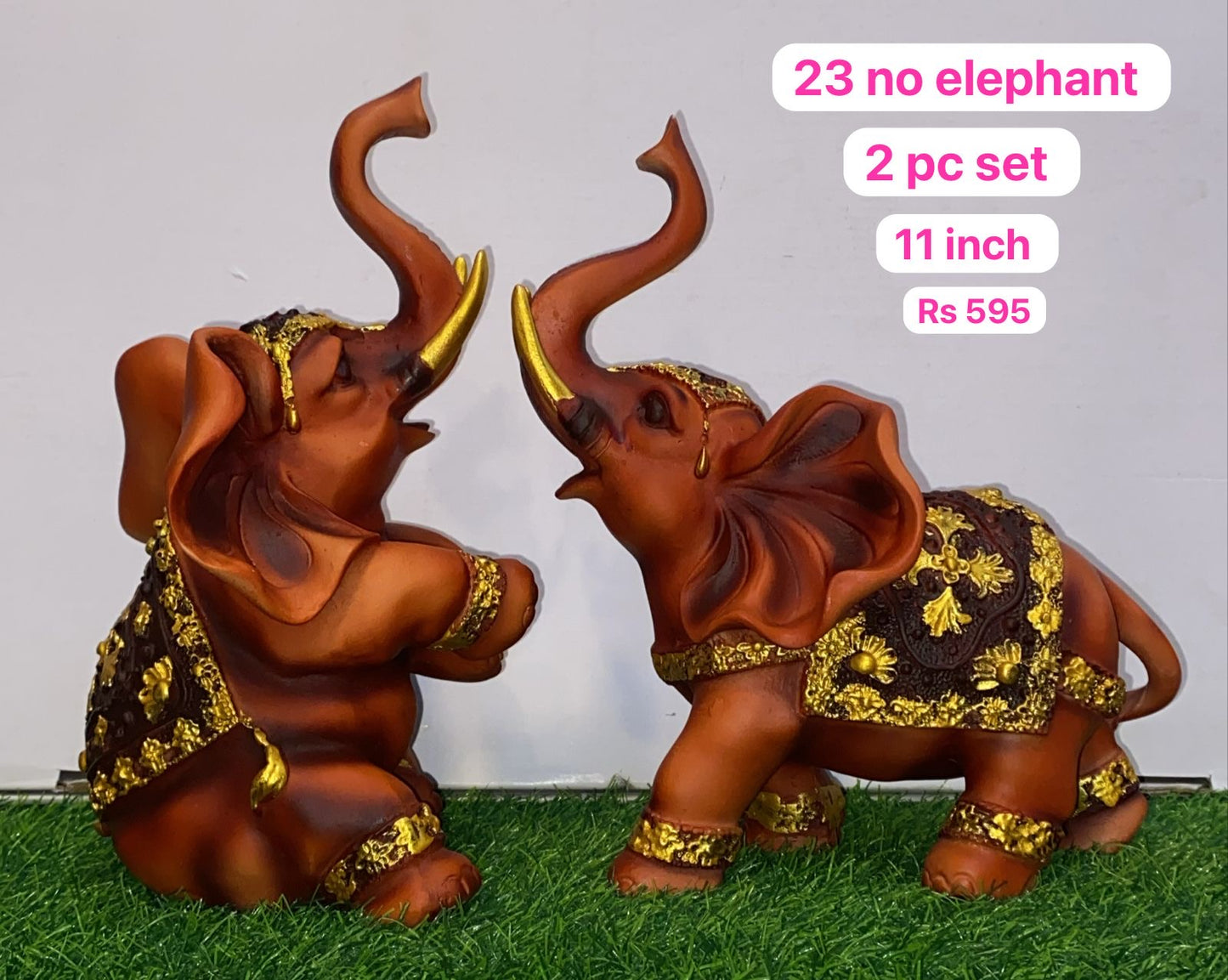 23no elephant 2pc set (11inch)