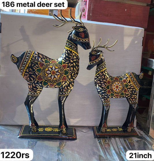 186 metal deer set (21inch)