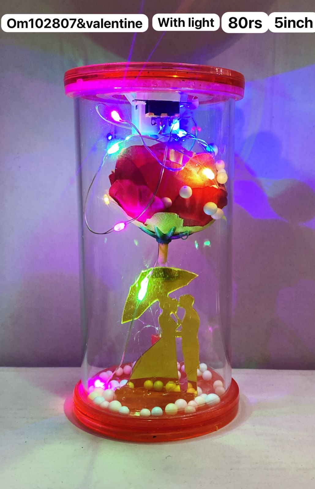 102807 light flower(5inch)