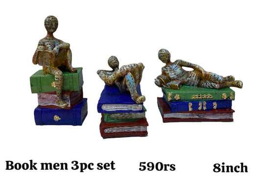 Book men 3pc set(8inch)