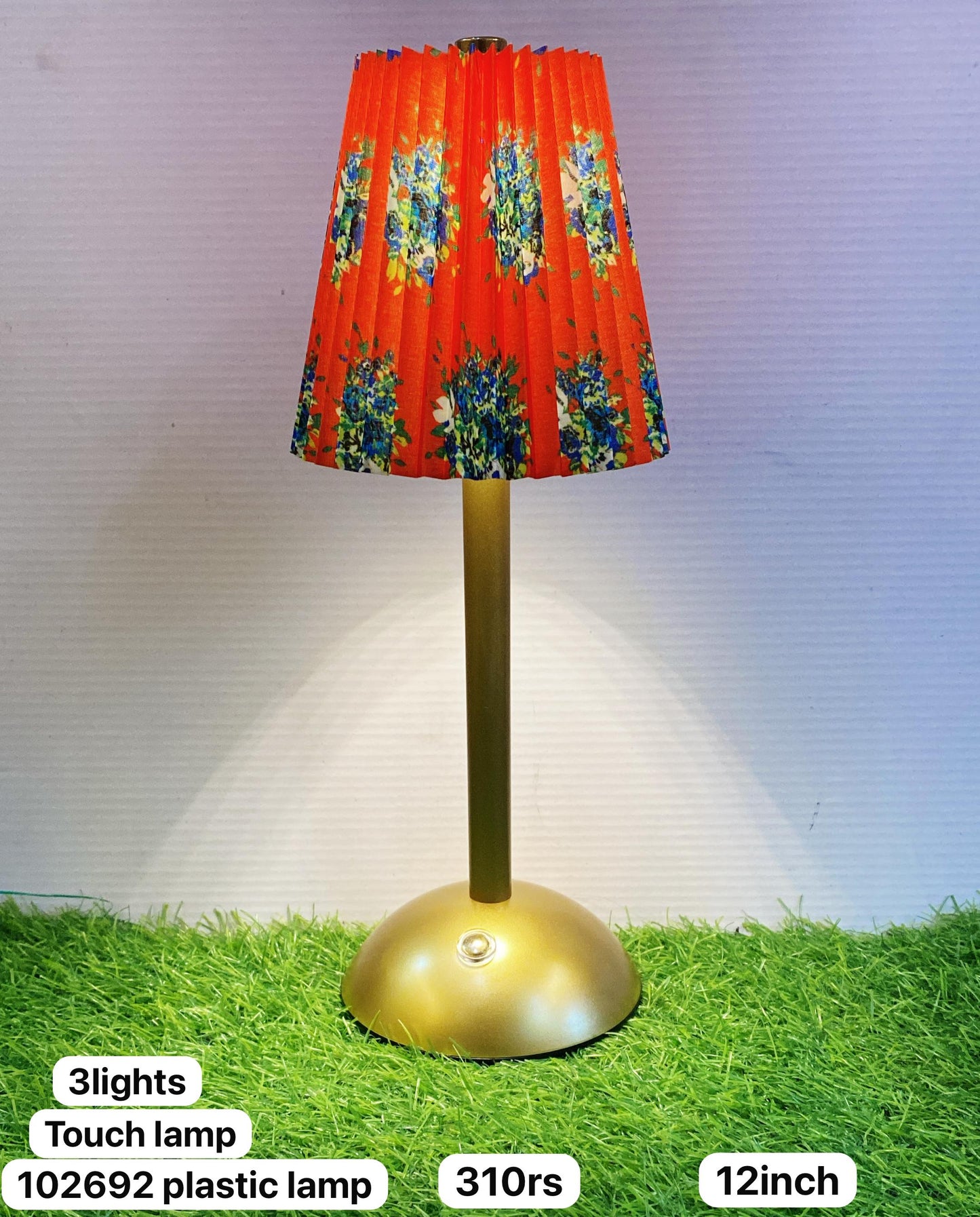 102692 plastic touch lamp(12inch)
