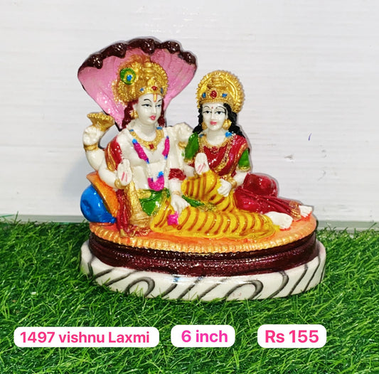 1497 Vishnu Laxmi ( 6inch )