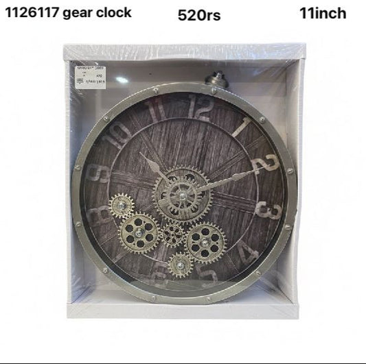 1126117 gear clock(11inch)