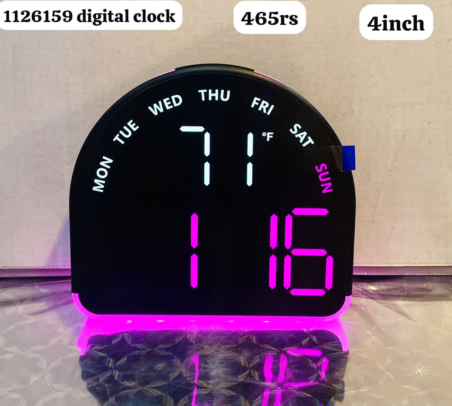 1126159 digital clock (4inch)