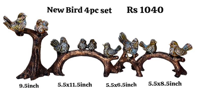 New bird 4pc set (9.5inch)