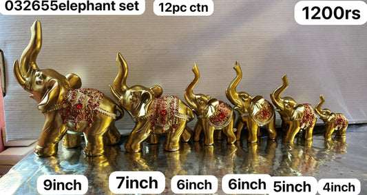 032655 elephant set (9inch)