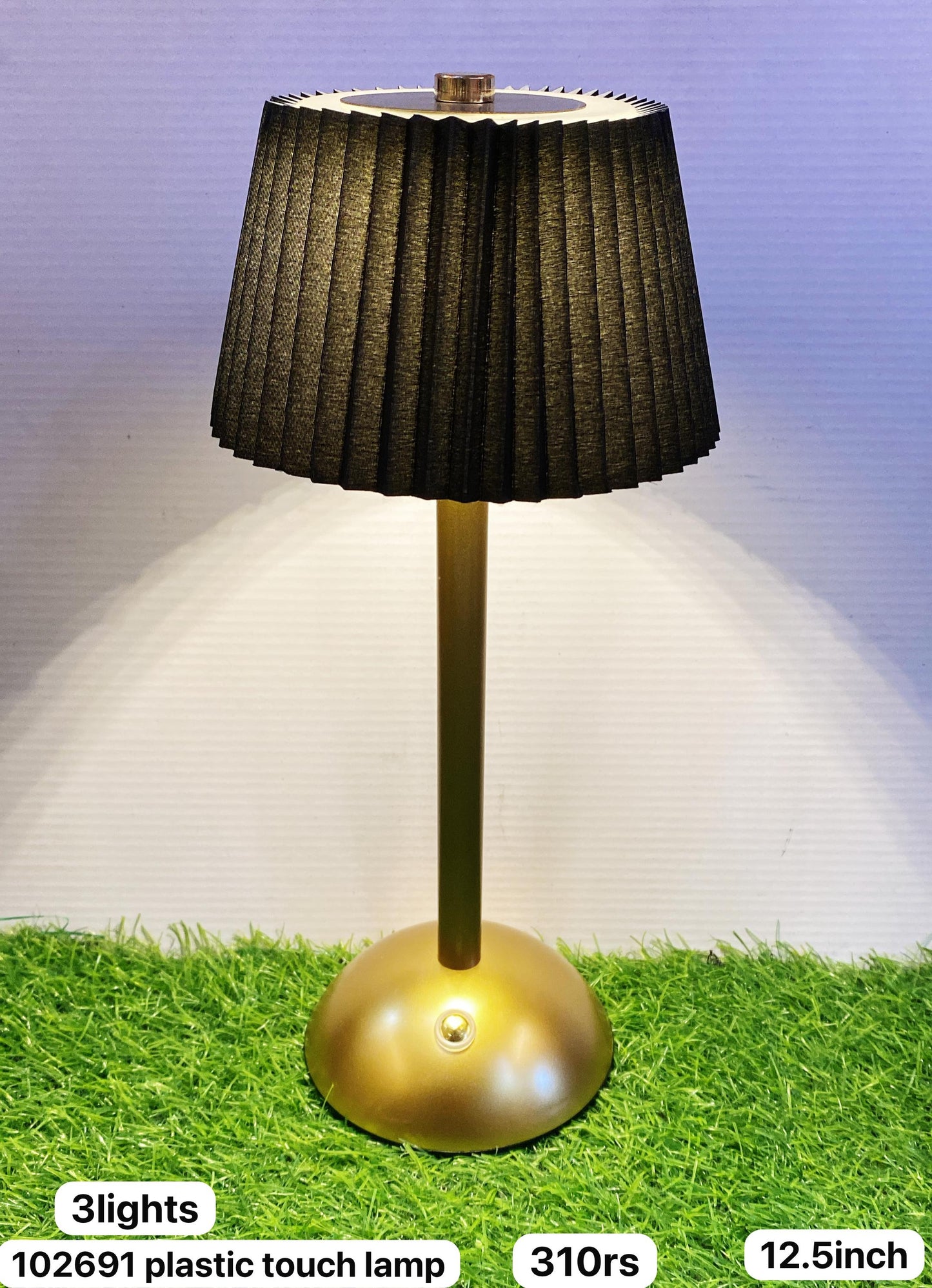 102691 plastic touch lamp(12.5inch)