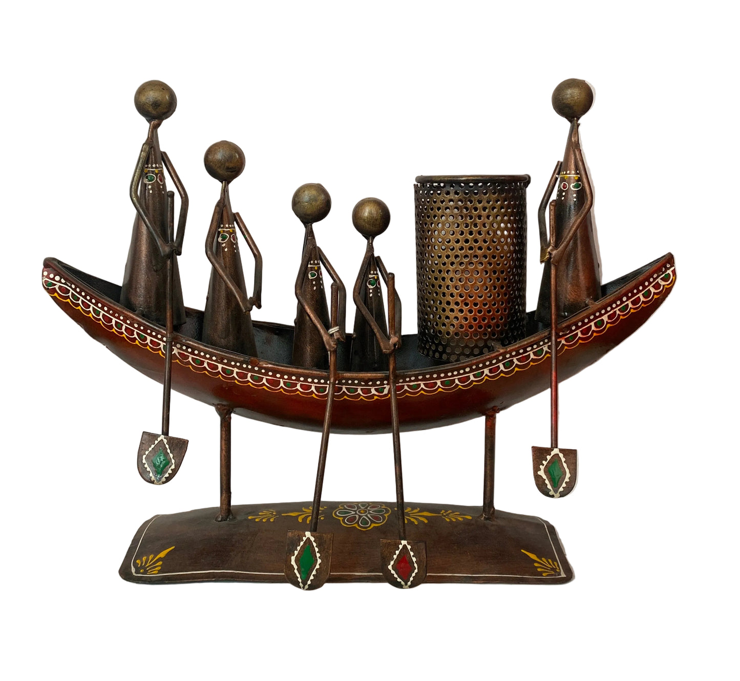 T-123 Metal pen stand ship (11.5x15.5inch)