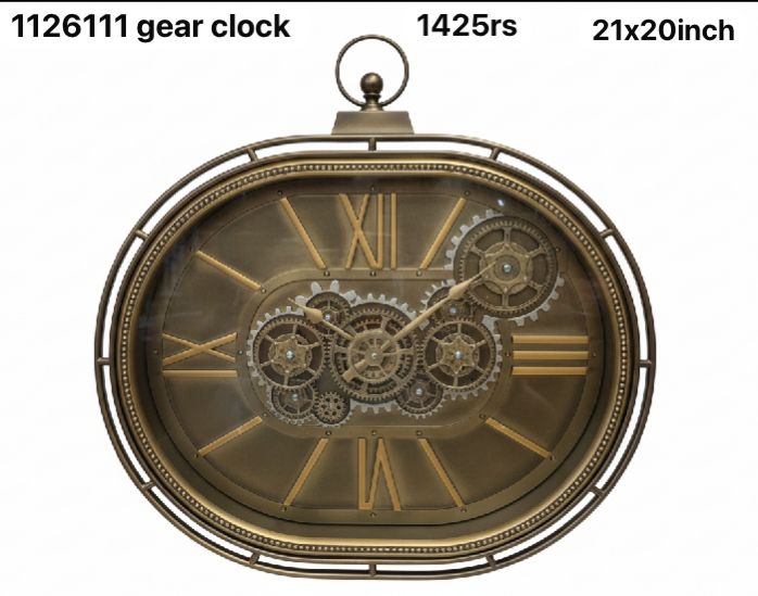1126111gear clock(21x20inch)
