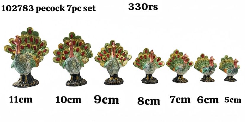 102783 pecock 7pc set(11cm)