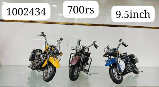 1002434 Metal  Bike ( 9.5inch ) mix colour