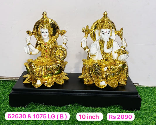 62630 & 1075 Laxmi Ganesh ( 10inch)