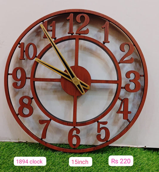 1894 clock mix colour (15x15inch)