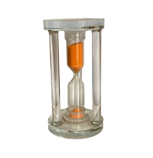 Om3304 ( 10 mint ) Glass sand Timer 4inch mix colour minimum 12pc