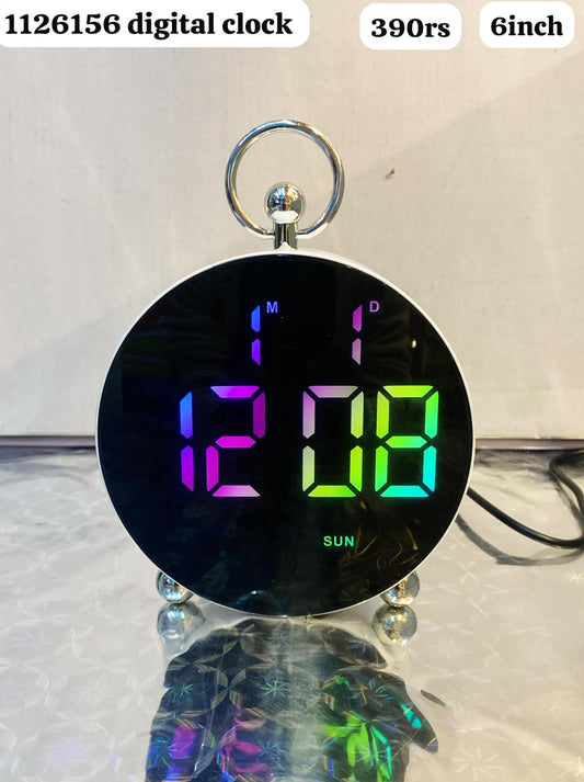 1126156 digital clock(6inch)