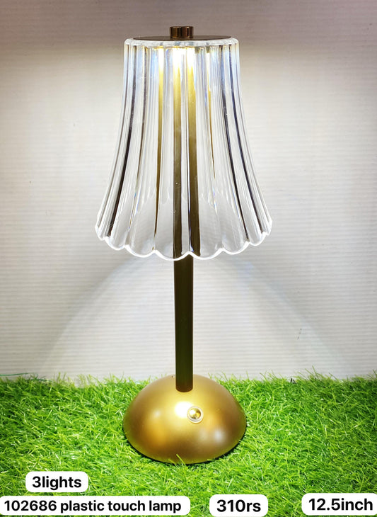 102686 plastic touch lamp(12.5inch)