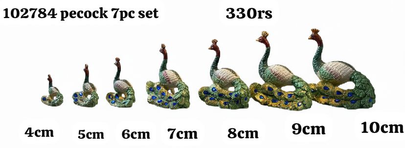 102784 pecock 7pc set(10cm)
