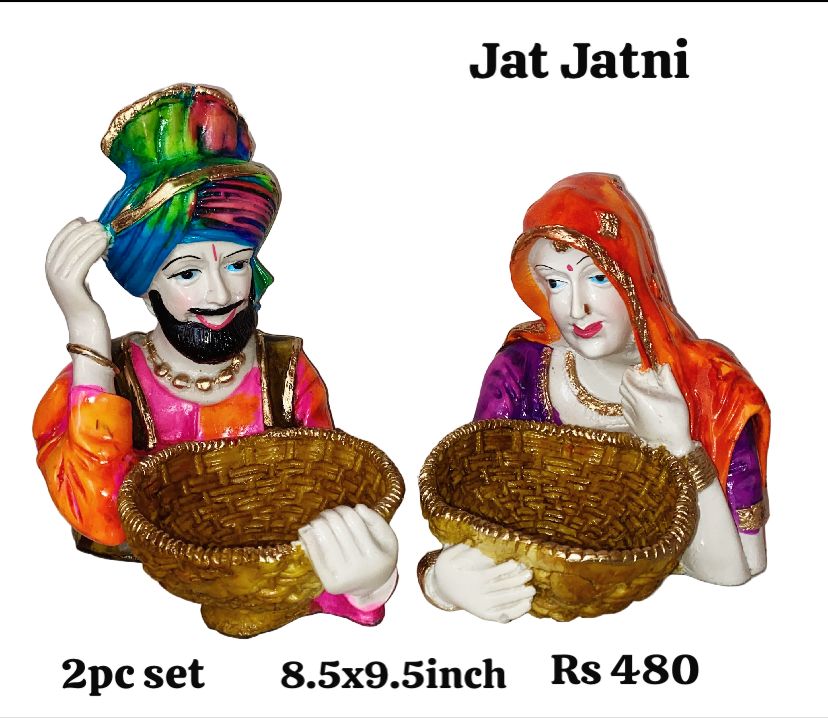 Jat jatni 2pc set(8.5x9.5inch)