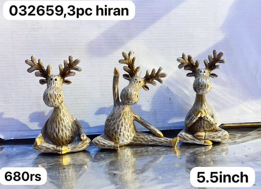 032659 3pc hiran (5.5inch)
